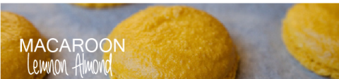 Lemony Almond Macaroons