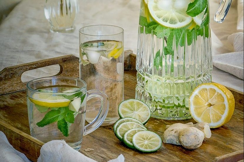 Refreshing Keto Mint Lemonade