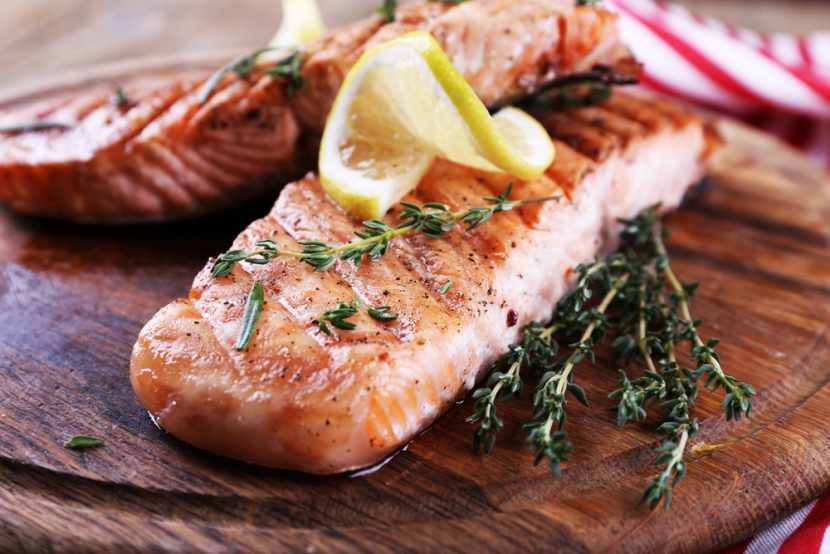 Keto Zone Grilled Salmon With Lemon and Herbs