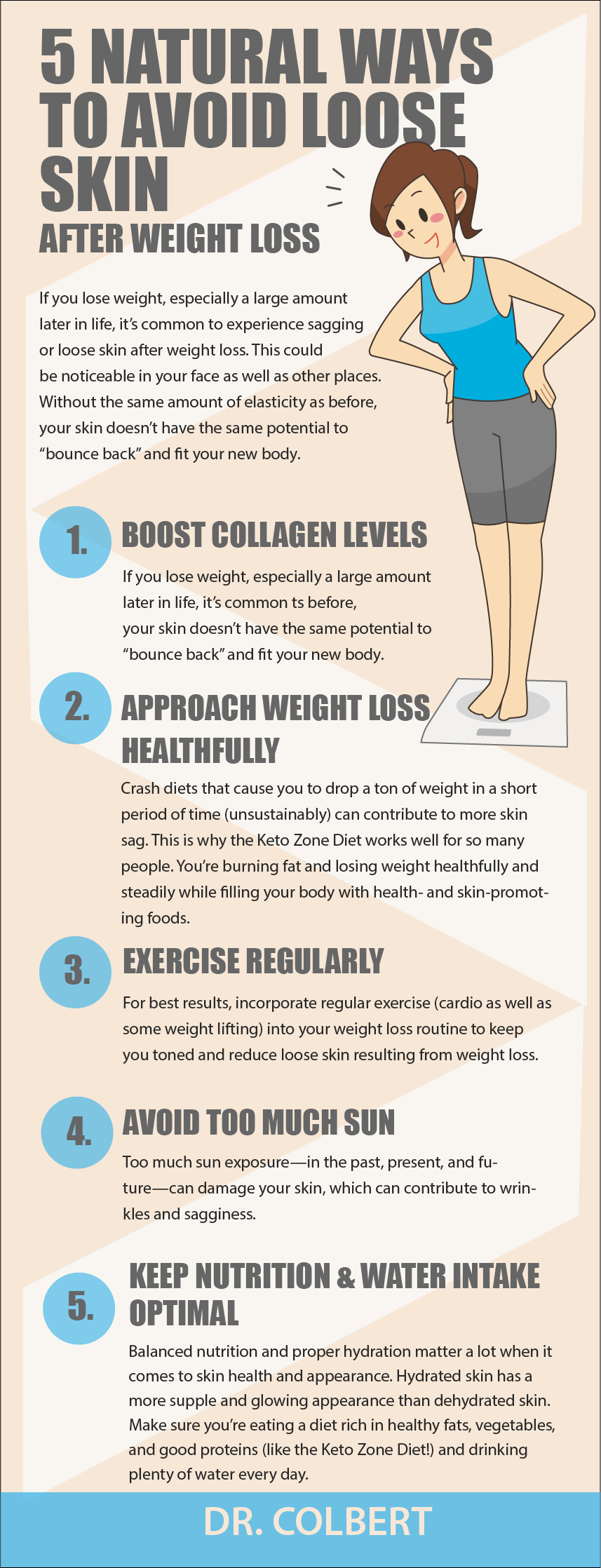 Five Ways to Tighten Your Skin after Weight Loss