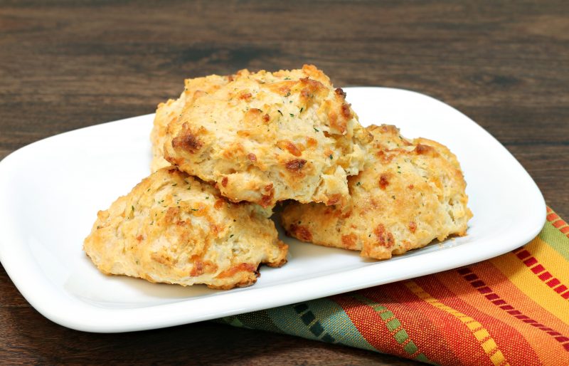 Cheesy Keto Rosemary Butter Biscuits