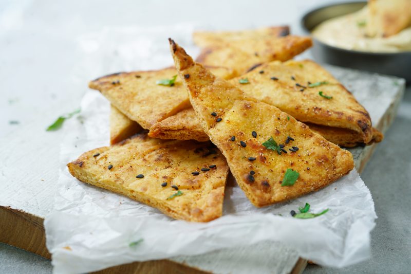 Crispy Homemade Low-Carb “Tortilla” Chips