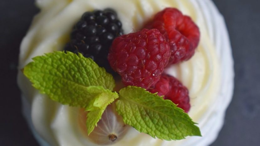 Independence Day Keto Zone Berries and Cream Dessert