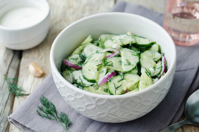 Keto Zone Creamy Cucumber Dill Salad