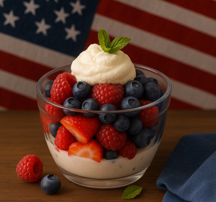 Patriotic Keto Zone Berry Salad with Coconut Cream 1800 x 1200