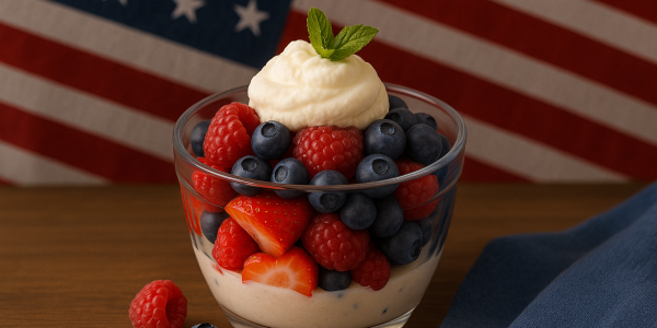 Patriotic Keto Zone Berry Salad with Coconut Cream 1800 x 1200