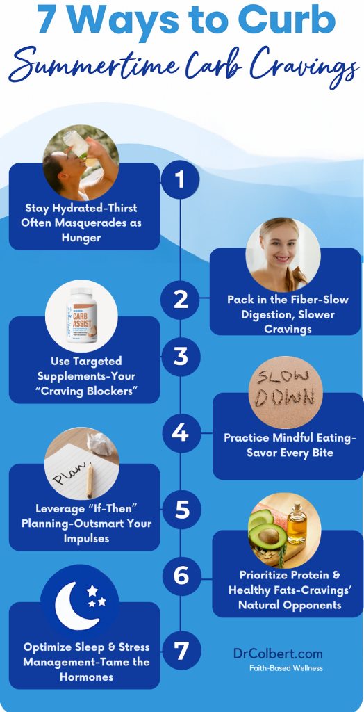 7 Ways to Curb Summertime Carb Cravings Infographic (1)