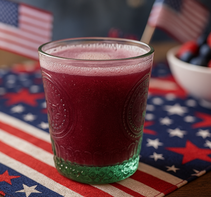 Berry Lemon Fiber Zone Drink for July 4th Gut Support