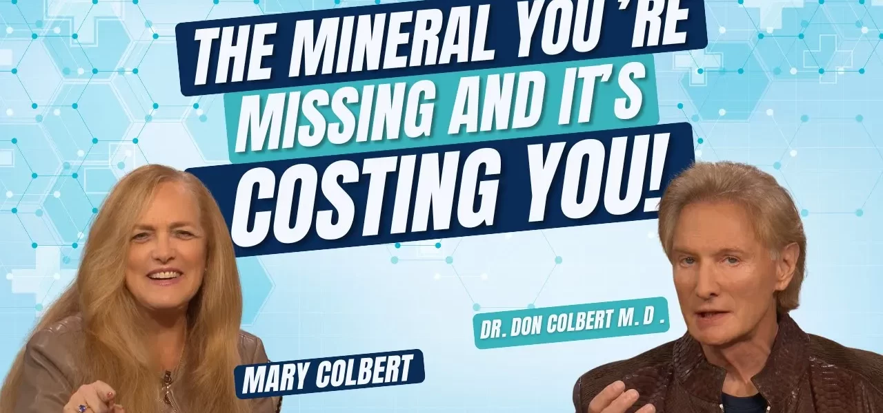 Dr. Don Colbert discussing the health benefits of magnesium on Live Long & Strong Ep. 1 — energy, sleep, and heart health.