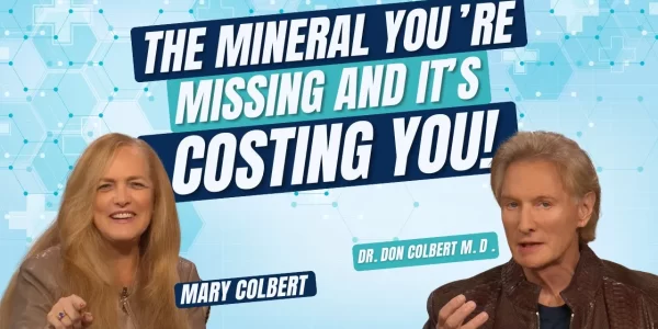 Dr. Don Colbert discussing the health benefits of magnesium on Live Long & Strong Ep. 1 — energy, sleep, and heart health.