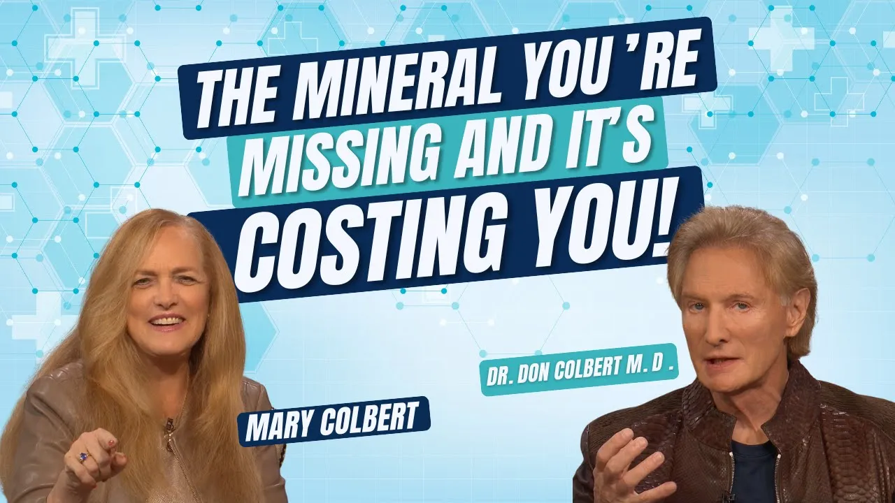 Dr. Don Colbert discussing the health benefits of magnesium on Live Long & Strong Ep. 1 — energy, sleep, and heart health.