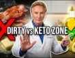 Dr. Colbert showing Dirty VS Keto Zone Image