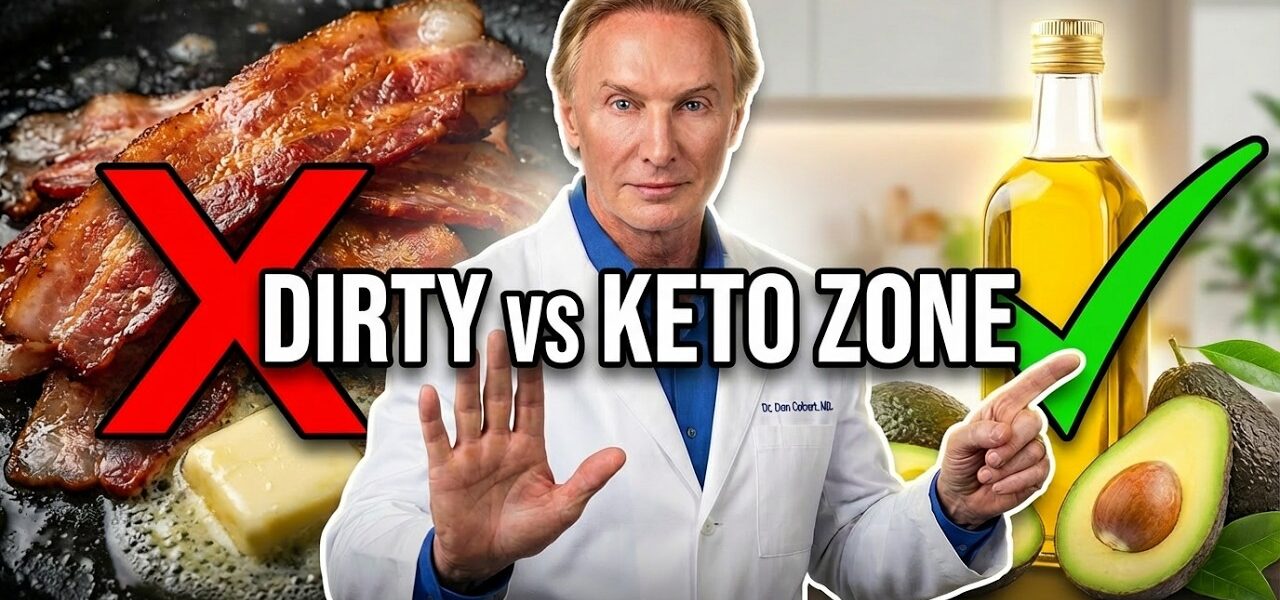 Dr. Colbert showing Dirty VS Keto Zone Image