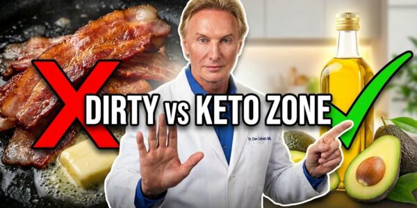 Dr. Colbert showing Dirty VS Keto Zone Image