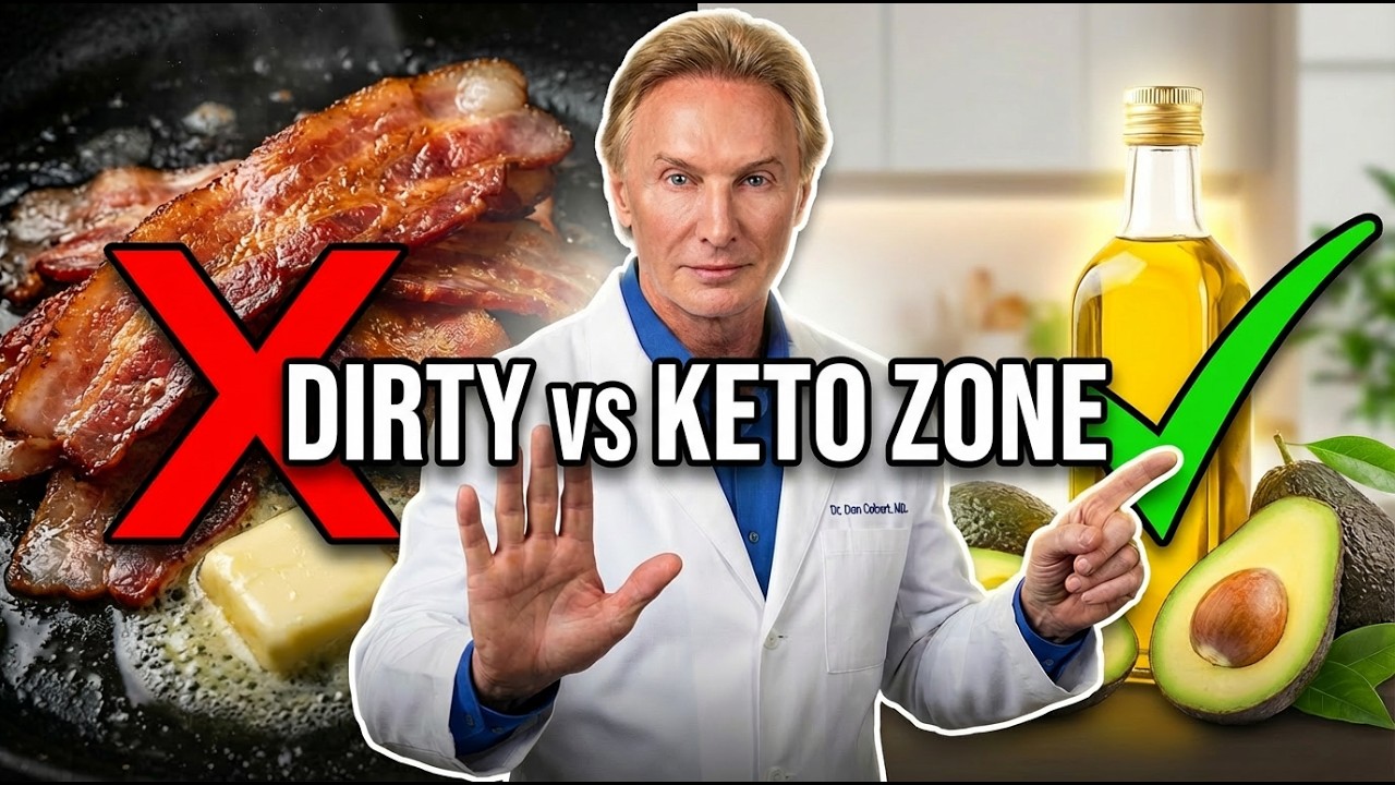 Dr. Colbert showing Dirty VS Keto Zone Image