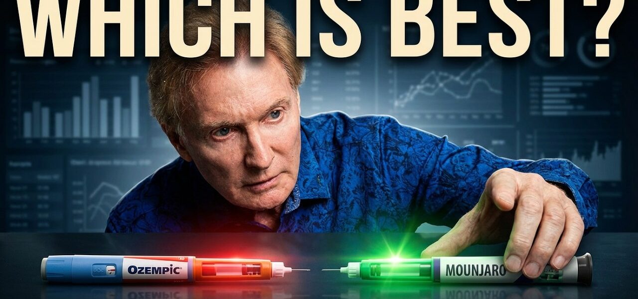 Dr. Don Colbert comparing Ozempic and Mounjaro GLP-1 injection pens